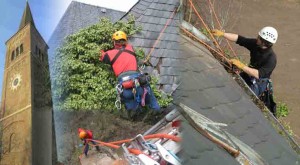   Ausführung von kleineren Reperaturen an Dächern, Kirchtürmen u. ä.